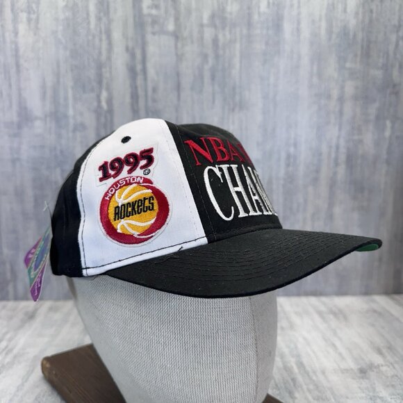 Vintage 90s Houston Rockets Snapback Hat 1995 NBA World Champions Starter NWT - Picture 6 of 9